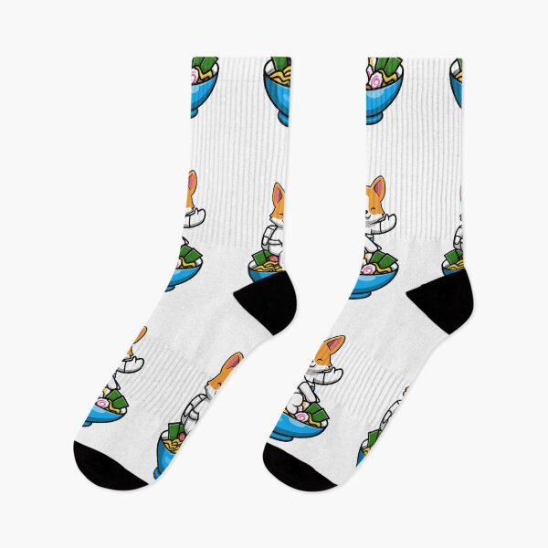 Item preview, Corgi Astronaut Enjoying Ramen designed and sold by SparrowLag.