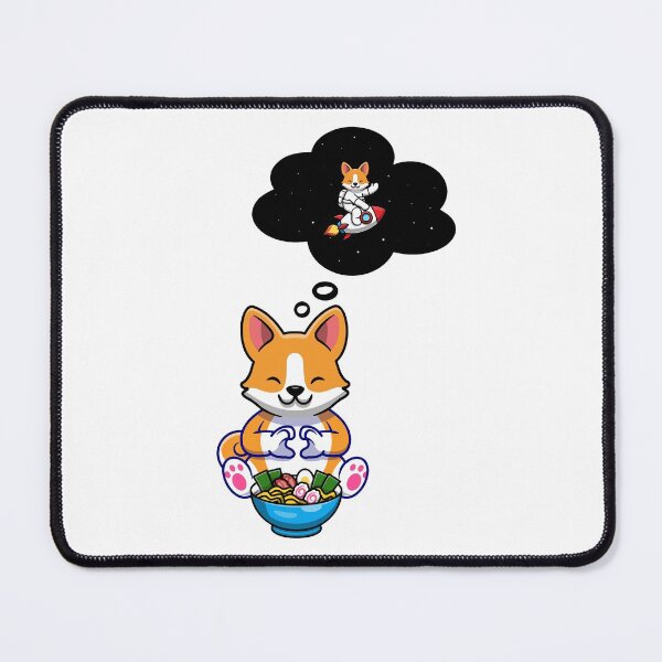Item preview, Corgi Space Dreams When Eating RAMEN ! designed and sold by SparrowLag.