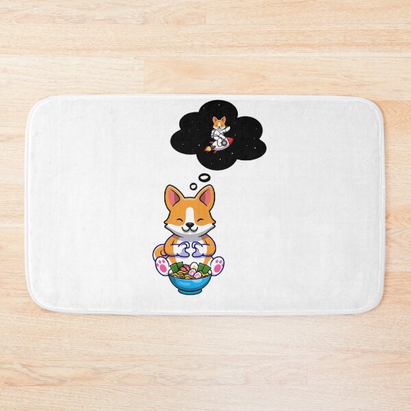 Item preview, Corgi Space Dreams When Eating RAMEN ! designed and sold by SparrowLag.