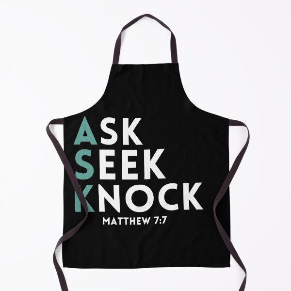 Item preview, Ask Seek Knock Matthew 7:7 color designed and sold by KingsManKind.