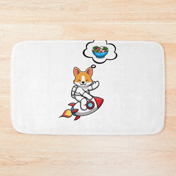 Item preview, Corgi To The Moon To Eat RAMEN ! designed and sold by SparrowLag.