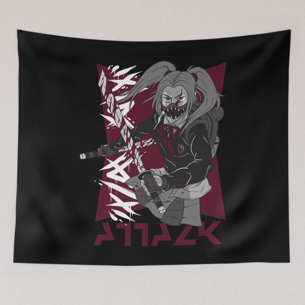 Item preview, Funny Men Female Anime Swordswoman- Attack Gift For Fans designed and sold by Savanahbrekke.