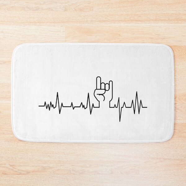 Item preview, Heartbeat line ASL Sign Language I Love You designed and sold by TheCrazyBear.