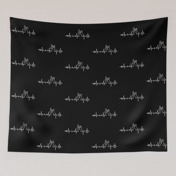 Item preview, Heartbeat line ASL Sign Language I Love You designed and sold by TheCrazyBear.