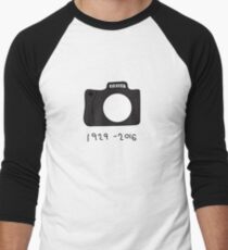 Bill Cunningham Tribute: 1929 - 2016 Men's Baseball ¾ T-Shirt