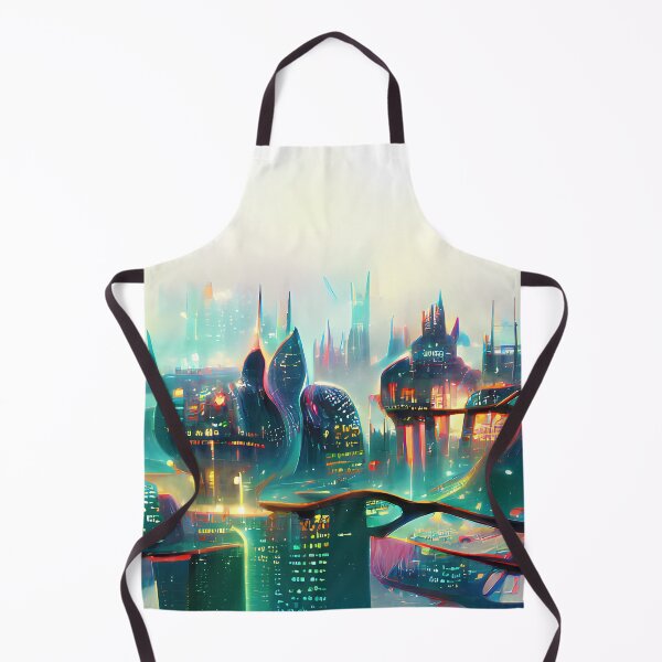 Item preview, Abstract Impression of a Vibrant Futuristic City designed and sold by Arkneer.
