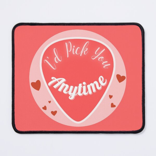 Item preview, I'd Pick You Anytime Gutiarist Valentine's Day Gift designed and sold by 12BarTees.
