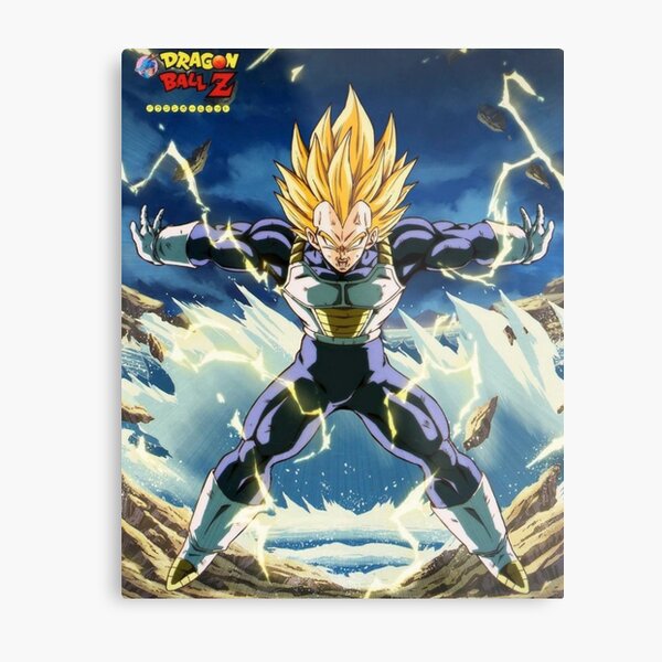 Vegeta Final Flash Metal Prints for Sale