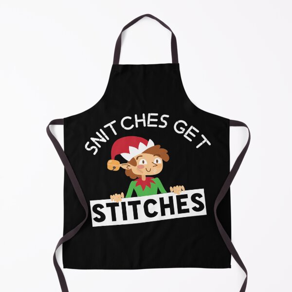 Item preview, Snitches Get Stitches Elf - Funny Christmas designed and sold by Mohamedprf.