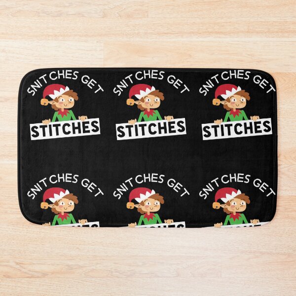 Item preview, Snitches Get Stitches Elf - Funny Christmas designed and sold by Mohamedprf.