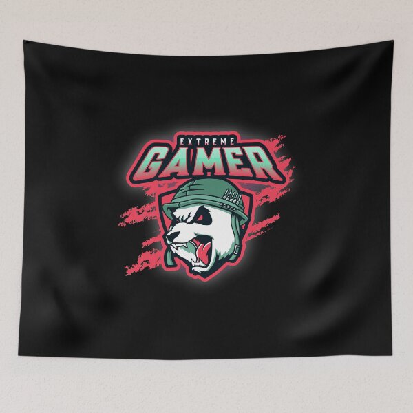 Item preview, Extreme Gamer with Aggressive Panda Warrior designed and sold by PRIVARSHU.