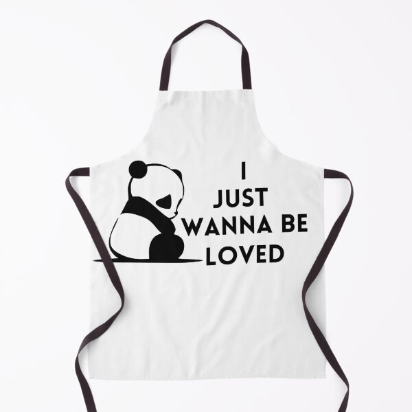 Item preview, I just wanna be loved qoute "feeling let down" cute sad panda, i wanna feeling love designed and sold by maroon54.