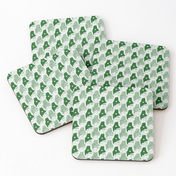 Item preview, State of Maine USA Home is Where the Heart Is designed and sold by KrisInStitches.