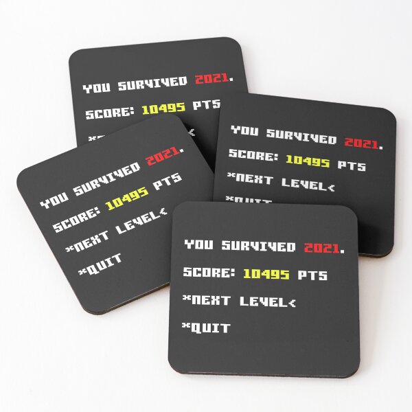 Item preview, YOU SURVIVED 2021 GAMER SCREEN designed and sold by CodingStore  ★★★★★.
