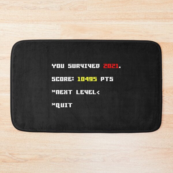 Item preview, YOU SURVIVED 2021 GAMER SCREEN designed and sold by CodingStore  ★★★★★.