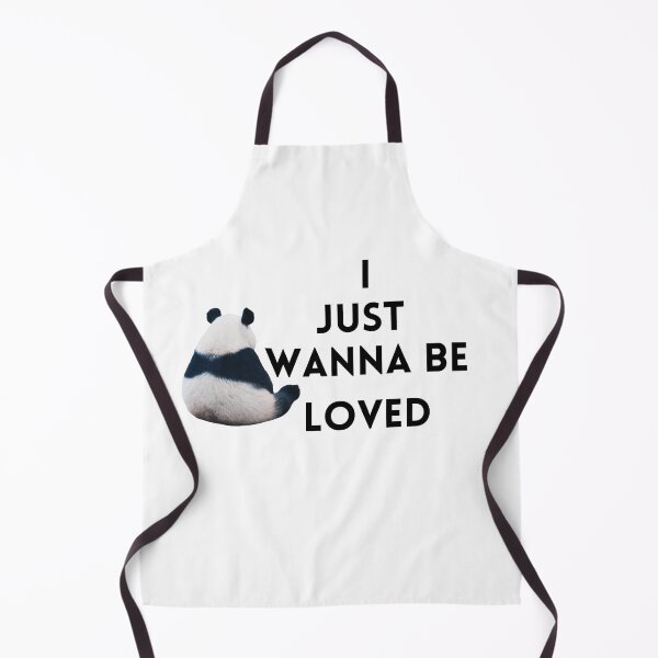 Item preview, I just wanna be loved qoute "feeling let down" cute sad panda, i wanna feeling love designed and sold by maroon54.