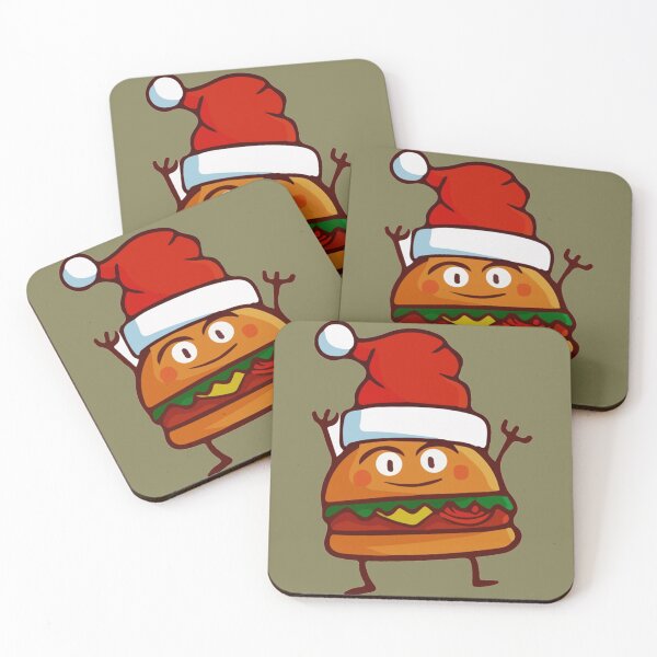 Item preview, Cute and funny christmas burger   designed and sold by SpillTheHot.