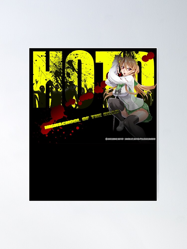 Saeko Busujima Highschool of the Dead Poster for Sale by IkaXII