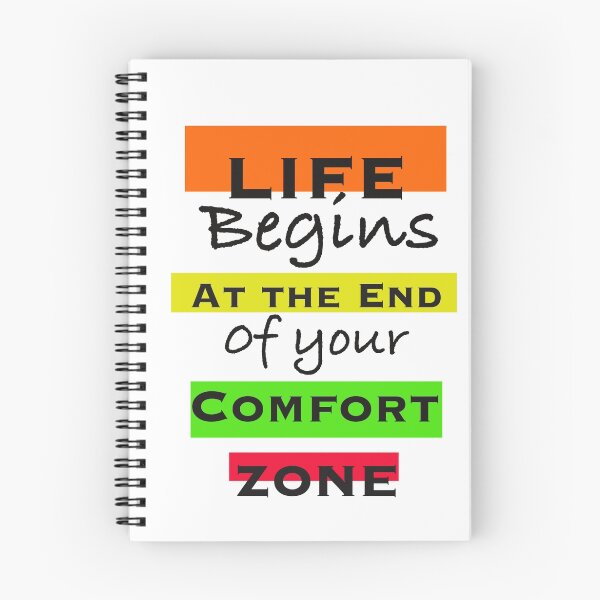 Item preview, Life Begins at the End of Your Comfort Zone - Motivation Inspiration Quote designed and sold by Destinations Souvenirs.