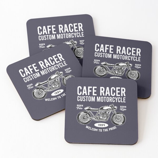 Item preview, Cafe Racer Custom Motorcycle Born Free Born To Ride designed and sold by faudeltn.