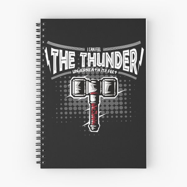 Item preview, I can feel  the thunder underneath my feet - funny quotes designed and sold by VichallanStudio.