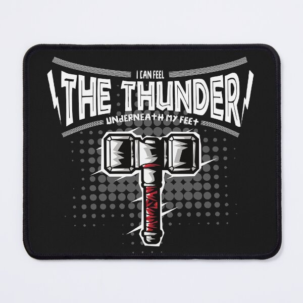 Item preview, I can feel  the thunder underneath my feet - funny quotes designed and sold by VichallanStudio.