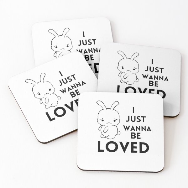Item preview, I just wanna be loved qoute "feeling let down" sad panda, i wanna feeling love  designed and sold by maroon54.