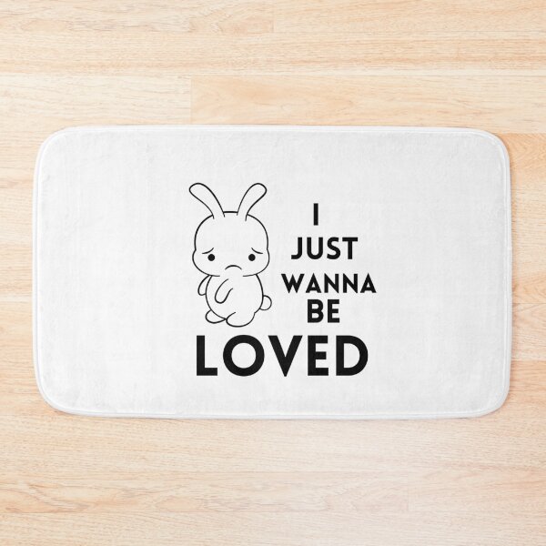 Item preview, I just wanna be loved qoute "feeling let down" sad panda, i wanna feeling love  designed and sold by maroon54.