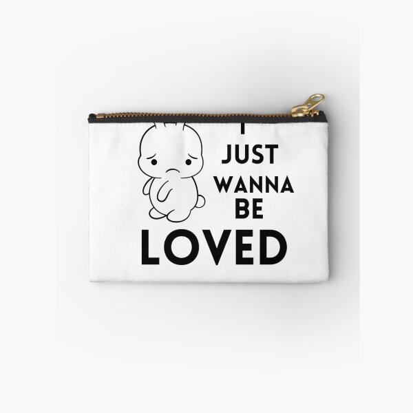 Item preview, I just wanna be loved qoute "feeling let down" sad panda, i wanna feeling love  designed and sold by maroon54.