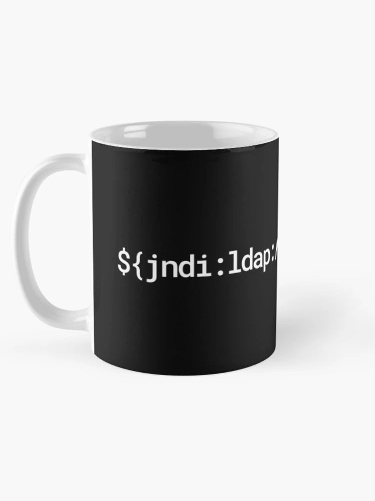 Thumbnail 5 of 6, Coffee Mug, Log4Shell log4j java vulnerability designed and sold by dualogy.