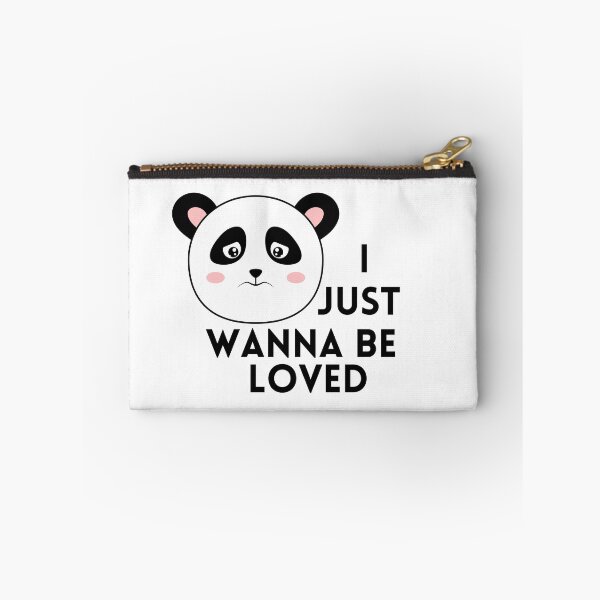 Item preview,  I just wanna be loved qoute "feeling let down" sad panda, i wanna feeling love  designed and sold by maroon54.