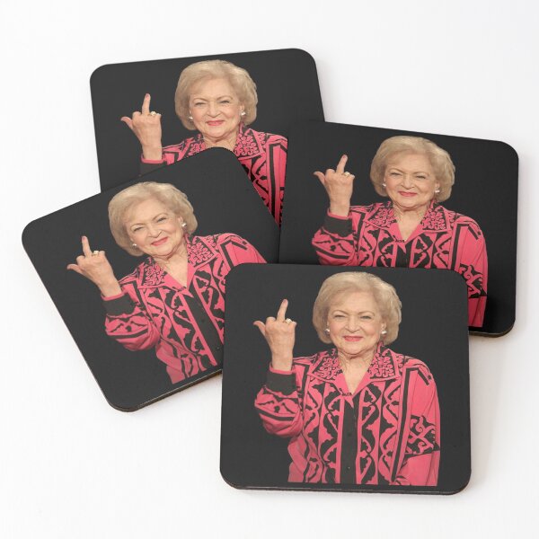 Item preview, Betty White middle finger  designed and sold by CosmoBun.