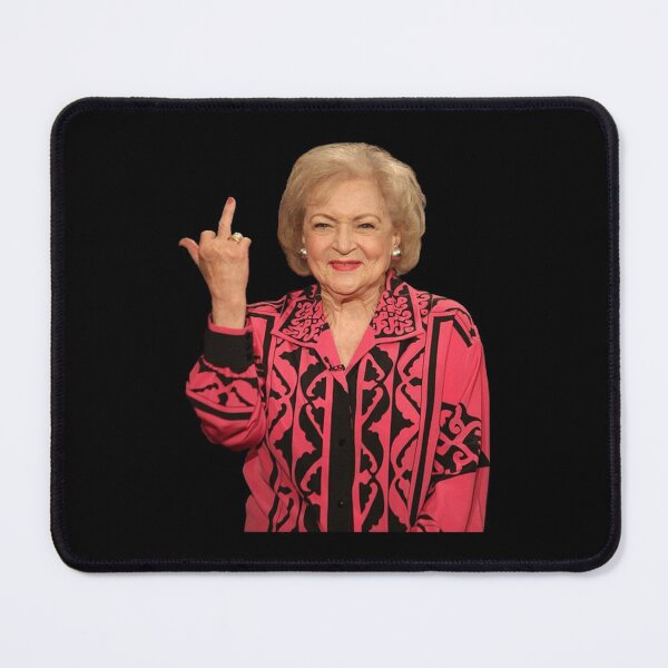 Item preview, Betty White middle finger designed and sold by CosmoBun.