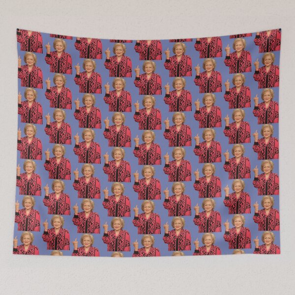Item preview, Betty White middle finger  designed and sold by CosmoBun.