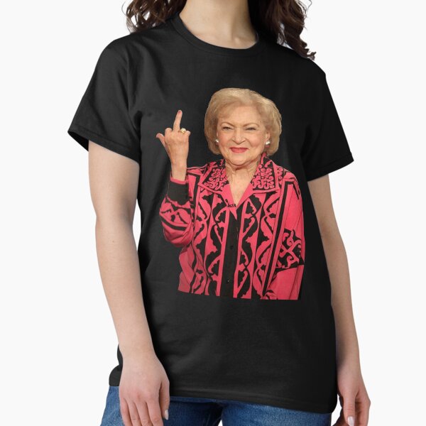 Item preview, Betty White middle finger  designed and sold by CosmoBun.