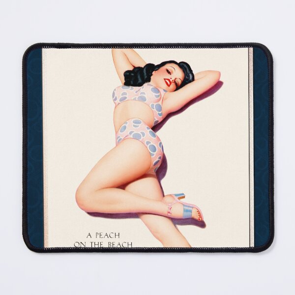 Item preview, A Peach On The Beach by Enoch Bolles Vintage Illustration Remastered Xzendor7 Art Reproductions designed and sold by Xzendor7 Digital Art Creations.