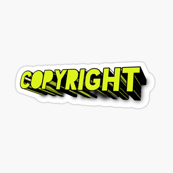 Copyright Sticker