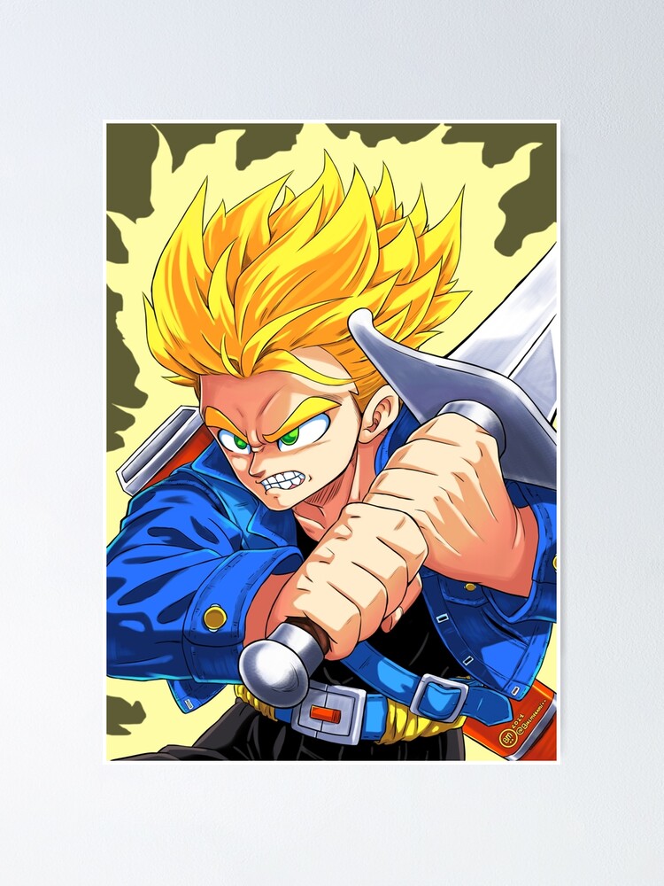 Future Trunks Super Saiyan Poster for Sale by bielmegamiart