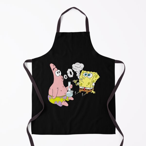 Item preview, Spongebob and Patrick Smoking Weed Cannabis Cartoon Art Magnet designed and sold by CosmoBun.