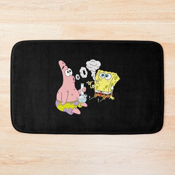 Item preview, Spongebob and Patrick Smoking Weed Cannabis Cartoon Art Magnet designed and sold by CosmoBun.