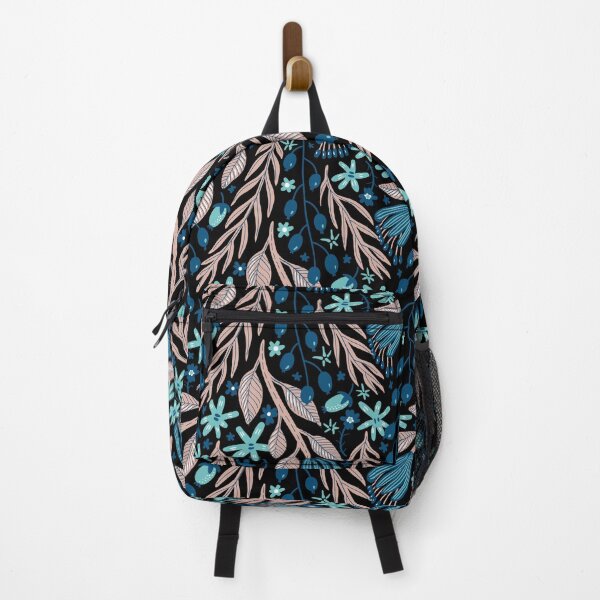 Item preview, blue leaves designed and sold by PotluckPrints.
