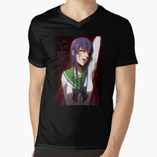 Highschool of the Dead Takashi Komuro Miyamoto Rei Busujima Saeko Cosplay  Costume Cloth Unisex Short Sleeve T Shirt T-shirt - AliExpress