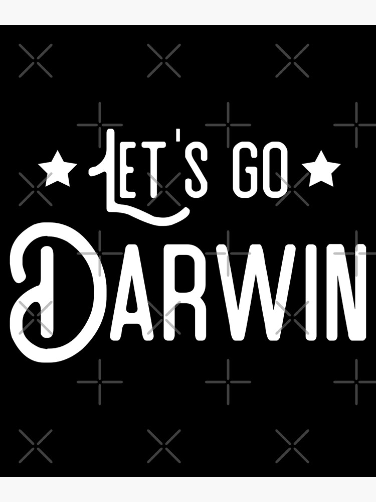 Disover Let's Go Darwin Premium Matte Vertical Poster