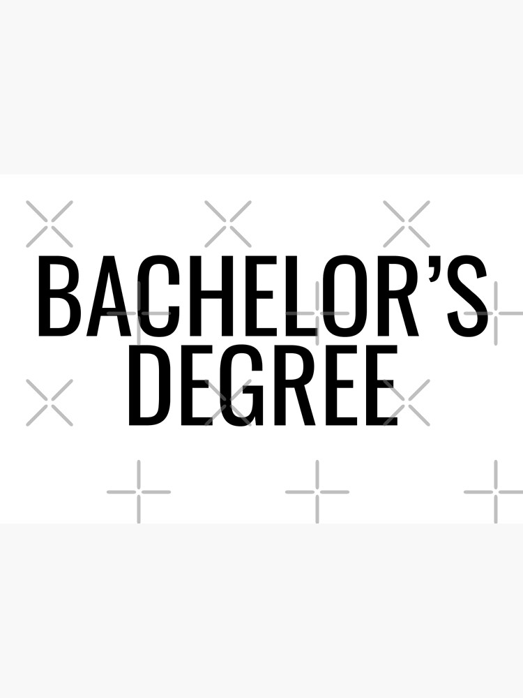 university-bachelor-s-degree-block-text-style-poster-for-sale-by