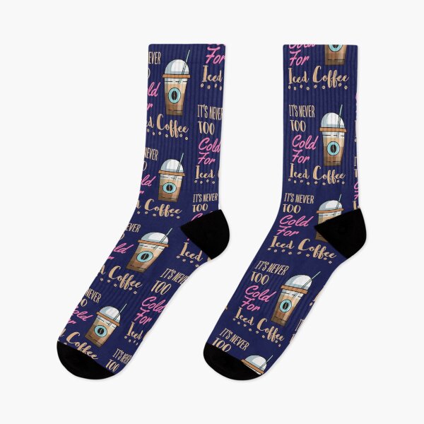 Item preview, It's Never Too Cold for Iced Coffee designed and sold by jaygo.
