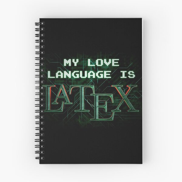 Item preview, My Love Language is LaTeX - Matrix Version designed and sold by Nosynonym.