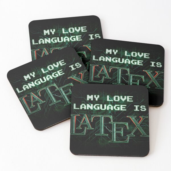 Item preview, My Love Language is LaTeX - Matrix Version designed and sold by Nosynonym.