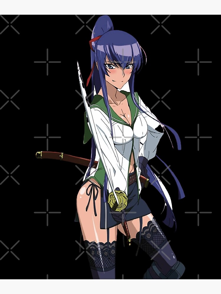Vintage Photograp Saeko Busujima- Highschool Of The Dead Cool Graphic Gifts  | Poster