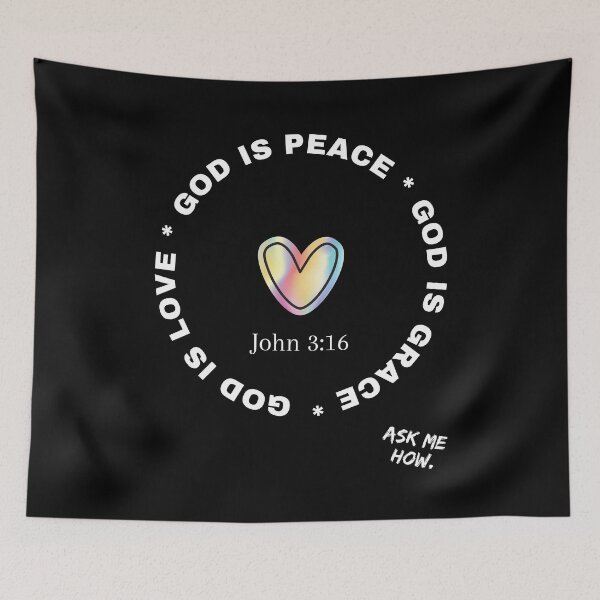Item preview, 7th Day Rest, GOD IS PEACE, GOD IS GRACE, GOD IS LOVE. designed and sold by 7thDayRest74.