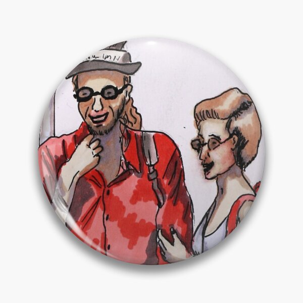 Item preview, Young People Talking Men Woman Sketch by Helen Berk designed and sold by HelenBerkArt.